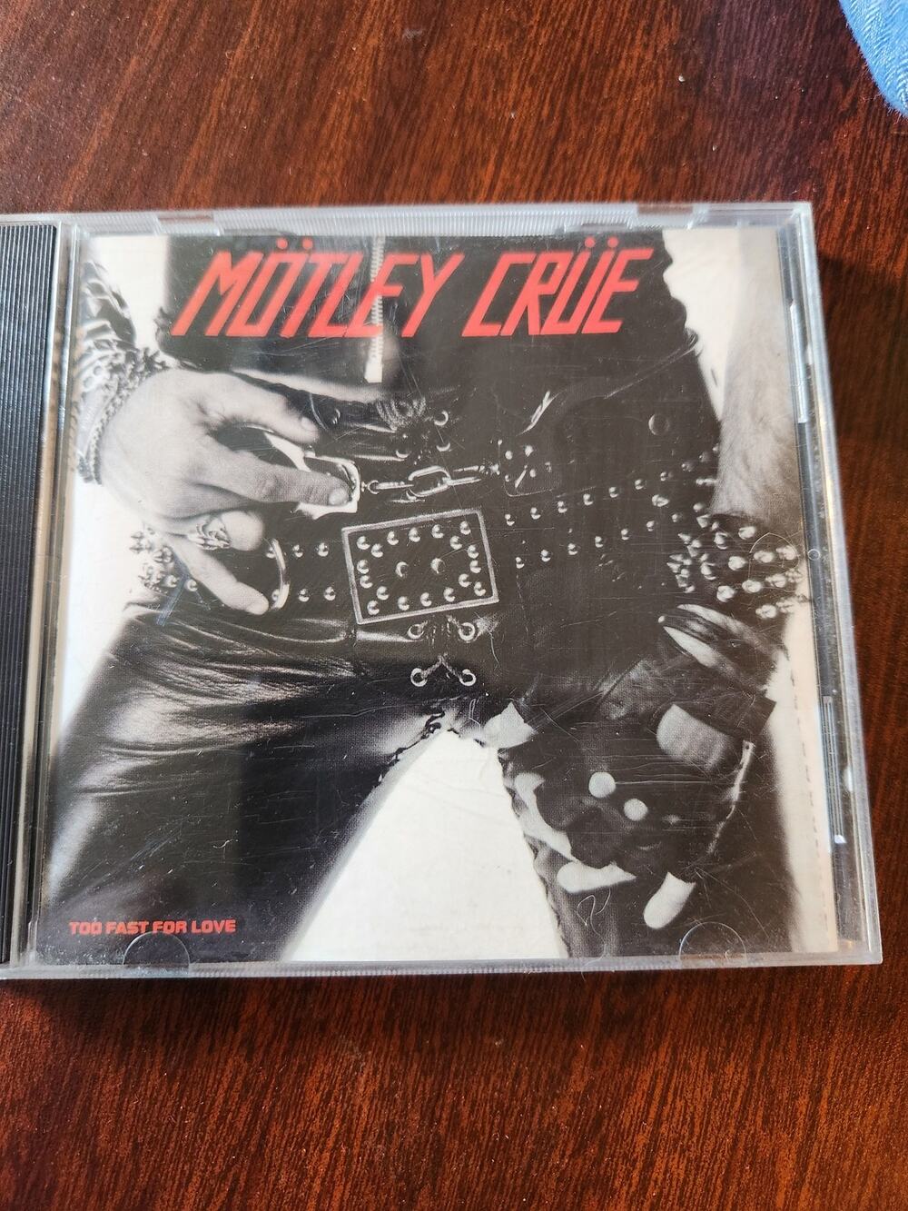 Motley Crue Too Fast For Love CD Elektra 1982 Early Pressing Glam Metal